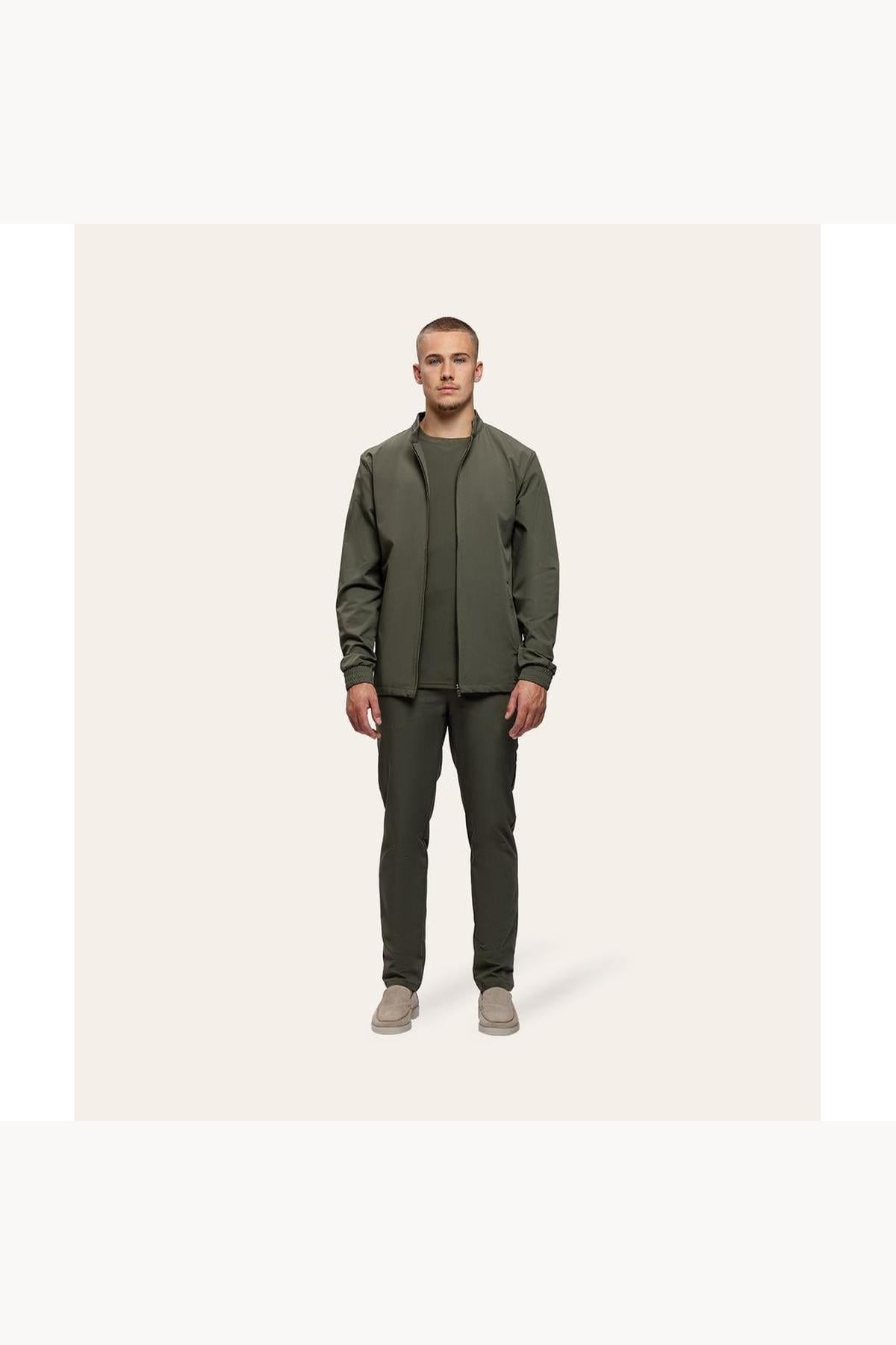 Tracksuit Jacket Olive