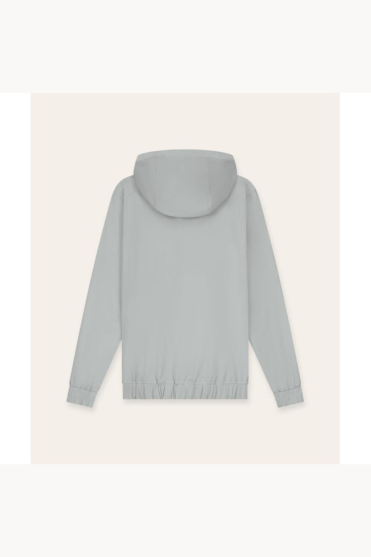 Tracksuit Jacket with Hood Light Grey