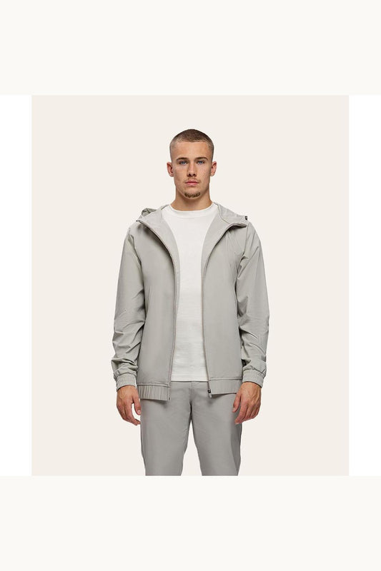 Tracksuit Jacket with Hood Sand