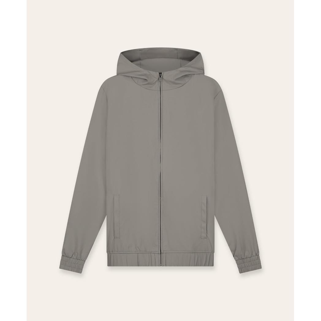 Tracksuit Jacket with Hoody Taupe