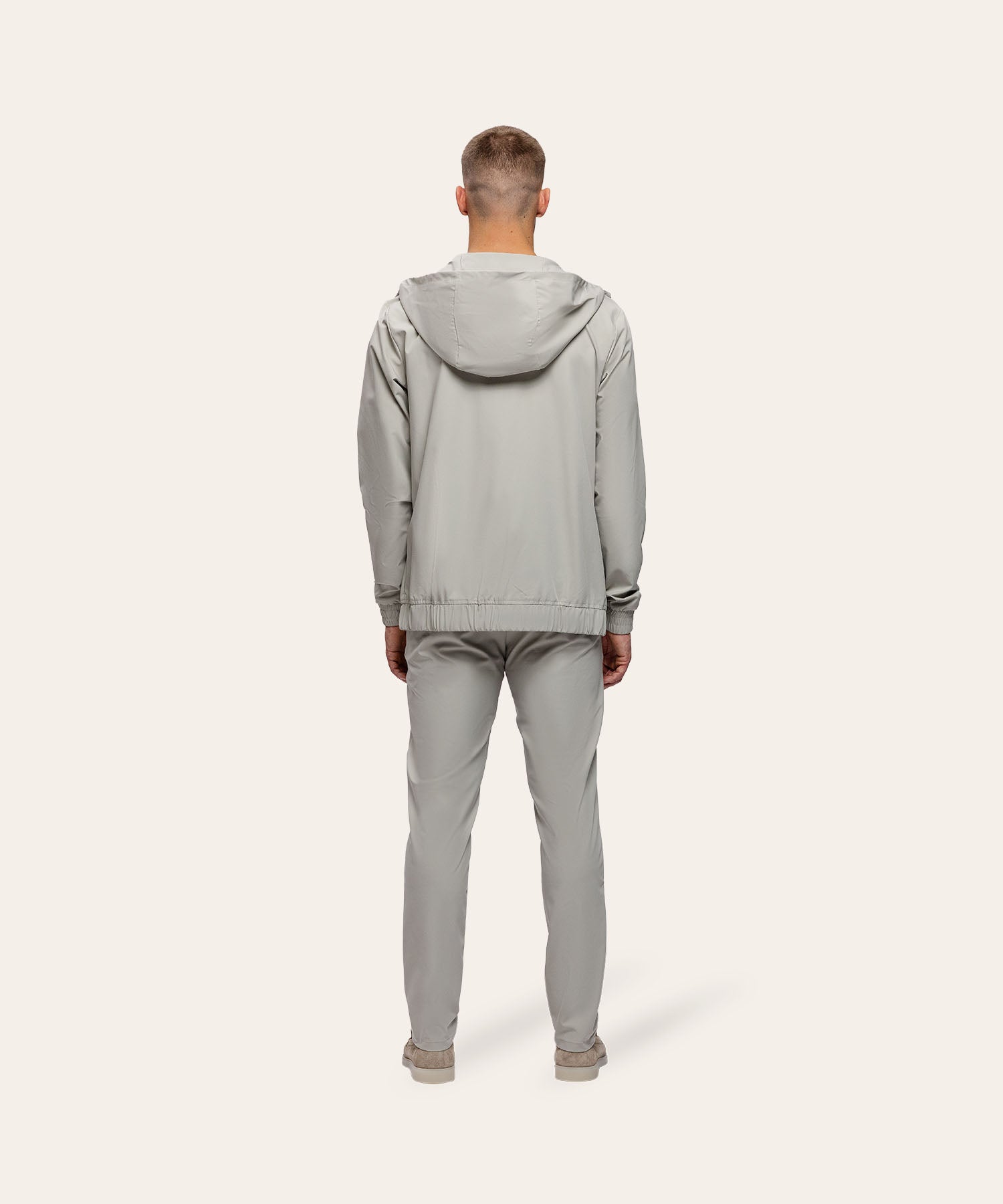 Tracksuit Jacket with Hood Sand