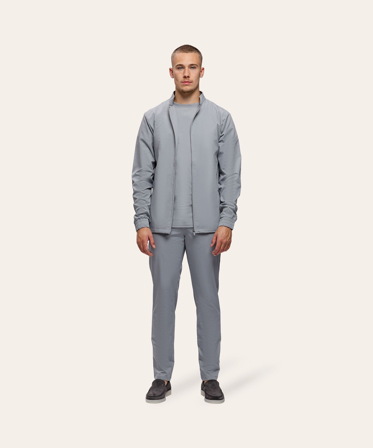 Tracksuit Jacket Light Grey