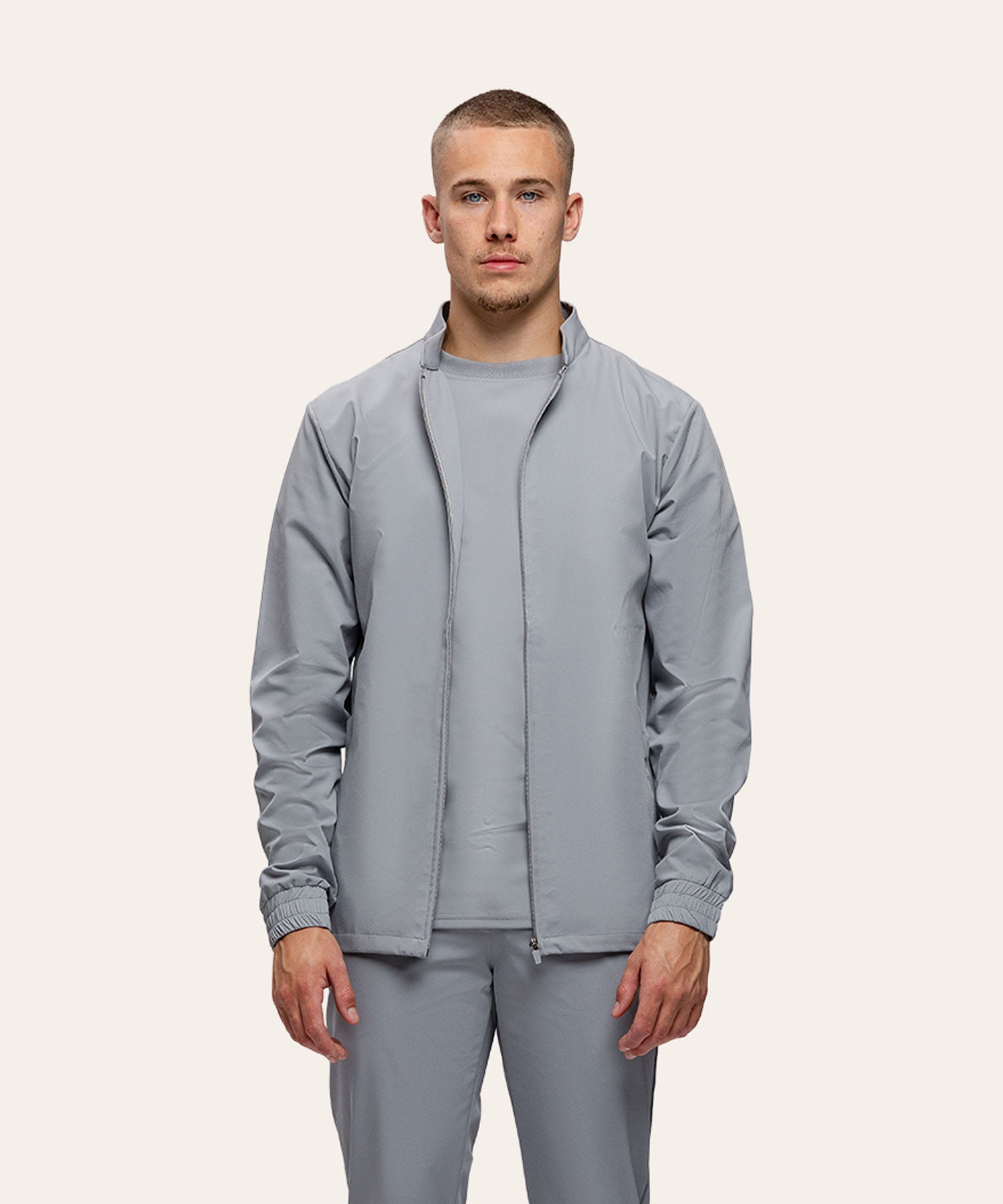 Tracksuit Jacket Light Grey