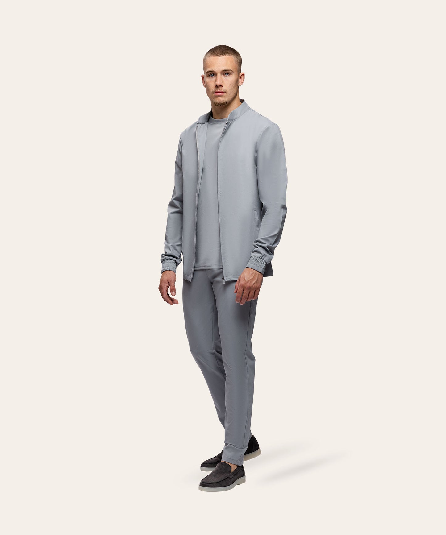 Tracksuit Jacket Light Grey