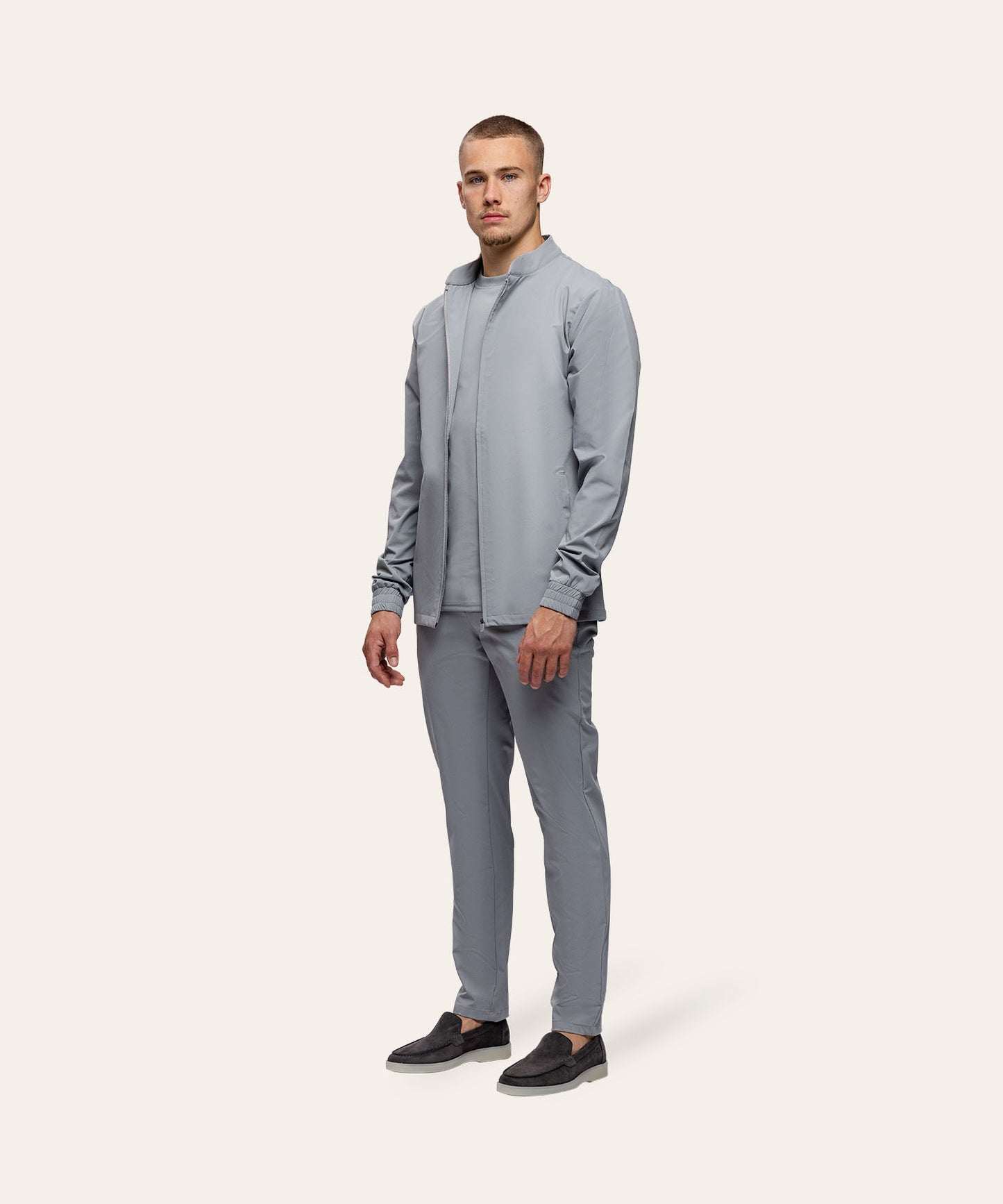 Tracksuit Jacket Light Grey