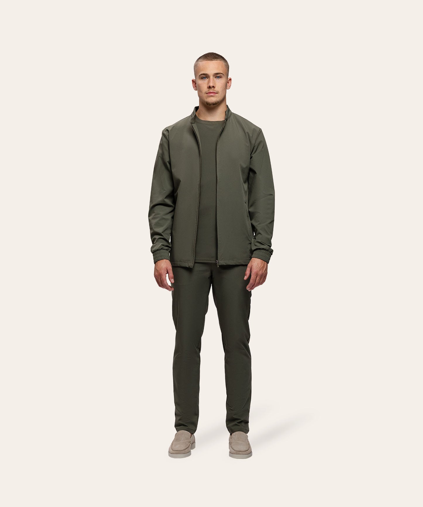 Tracksuit Jacket Olive