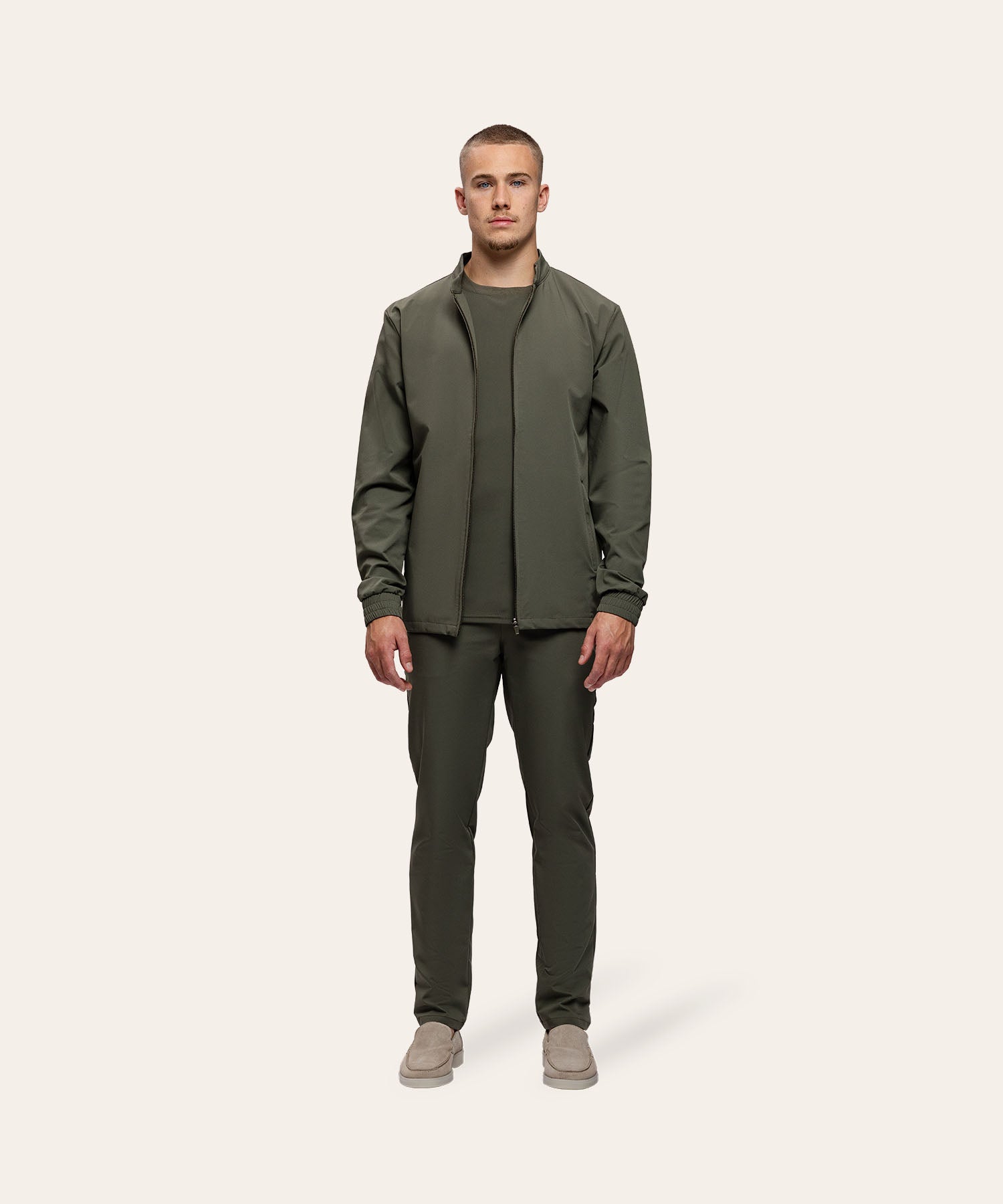 Tracksuit Jacket Olive