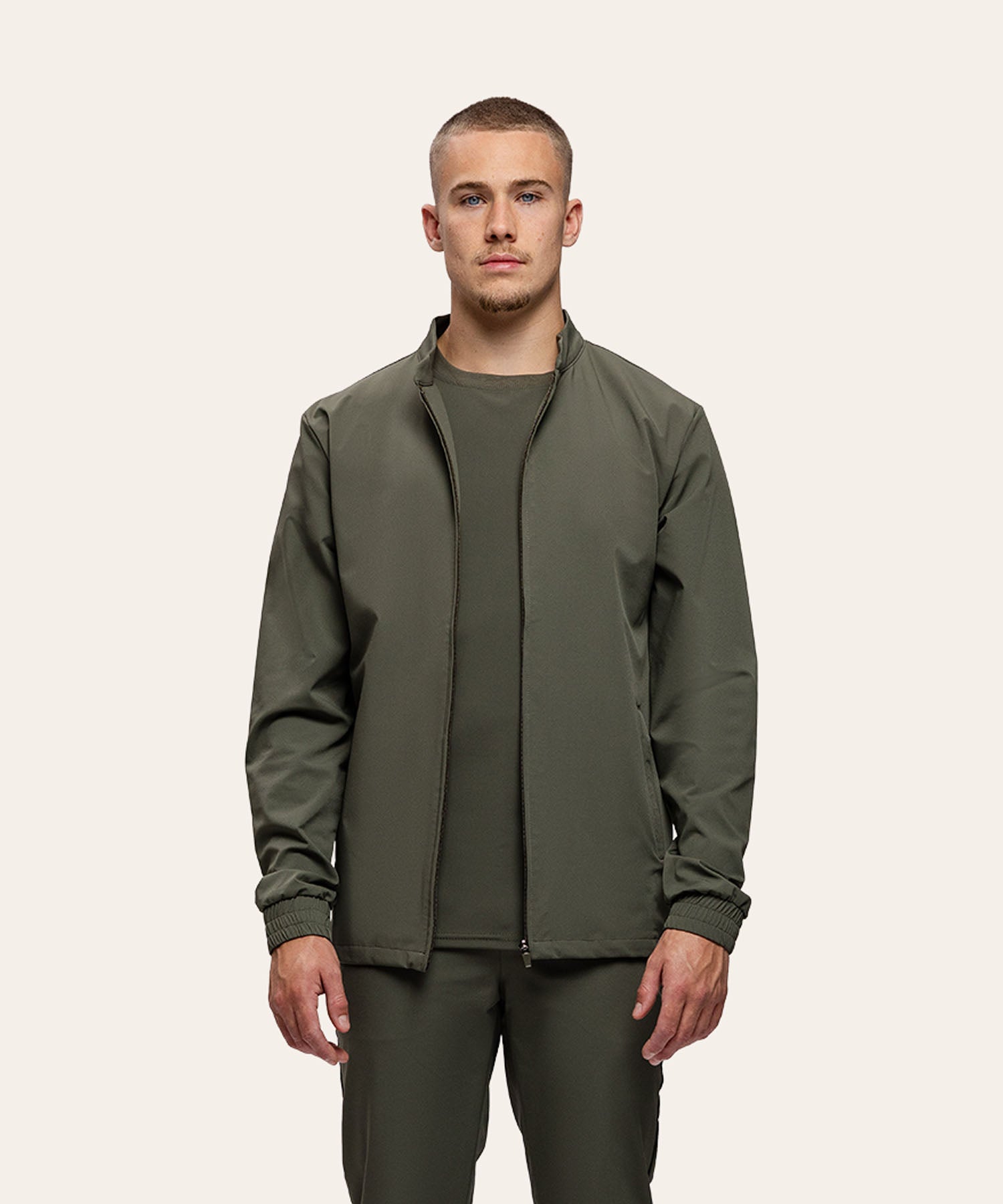 Tracksuit Jacket Olive