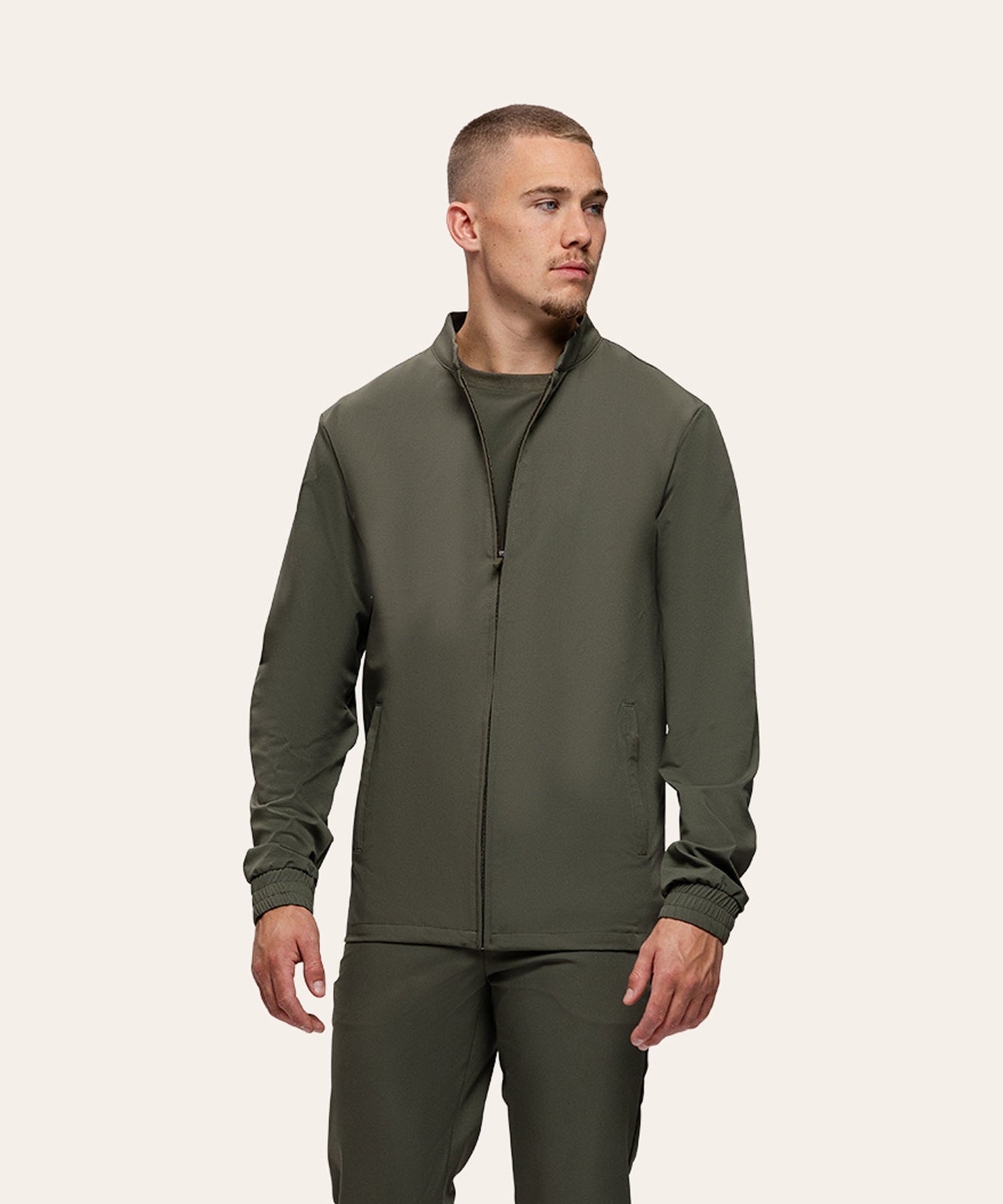 Tracksuit Jacket Olive