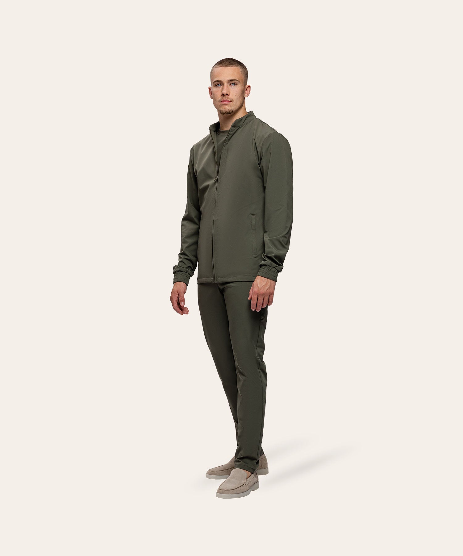 Tracksuit Jacket Olive