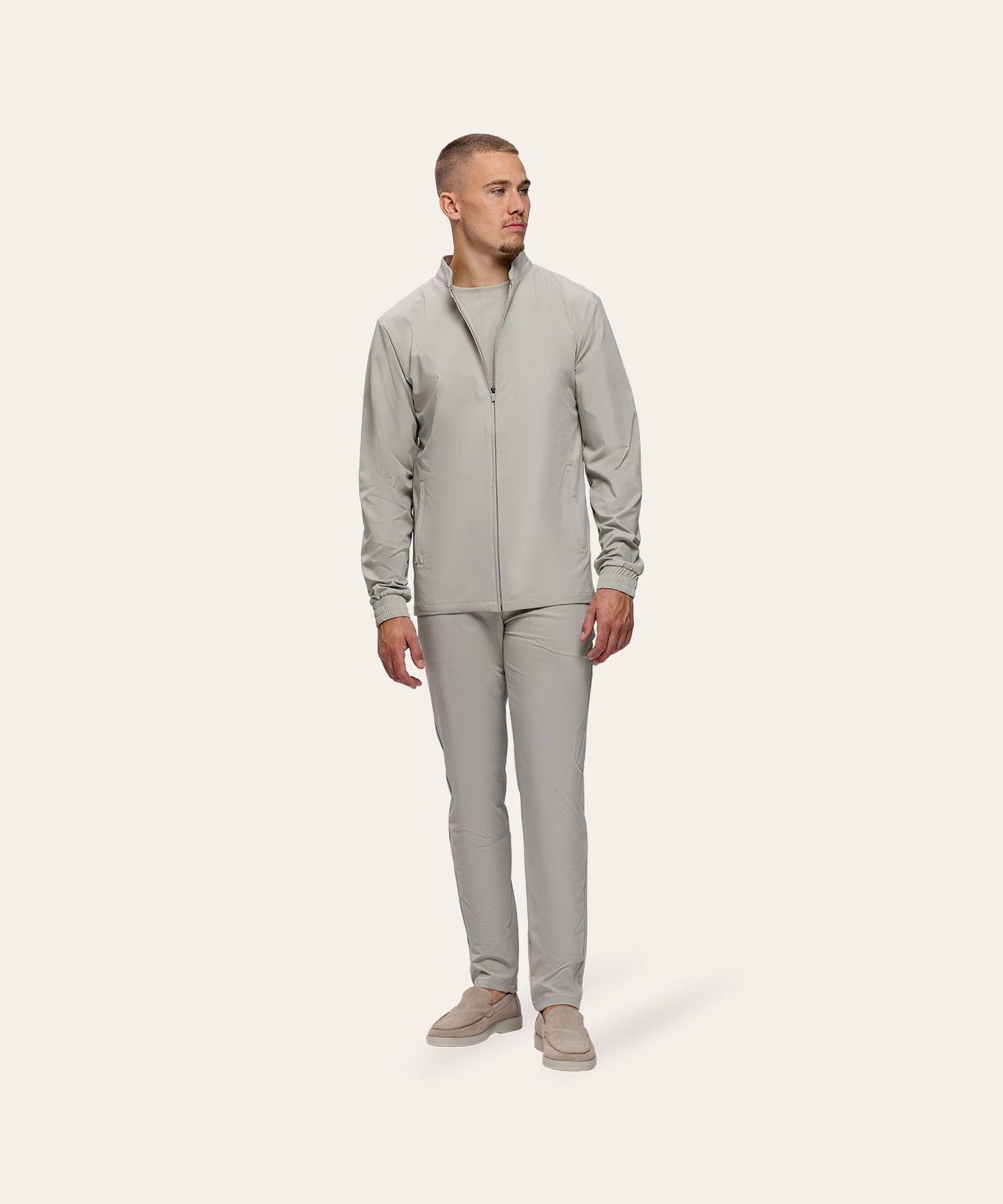 Tracksuit Jacket Sand