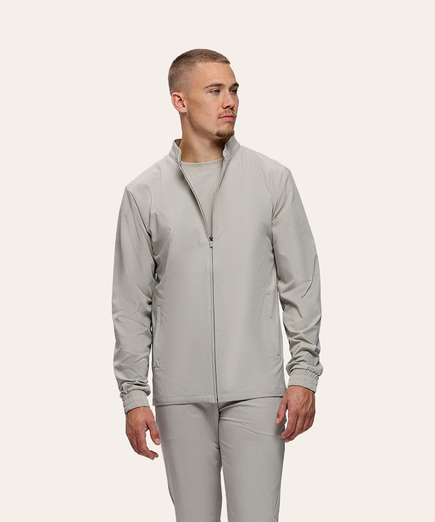 Tracksuit Jacket Sand