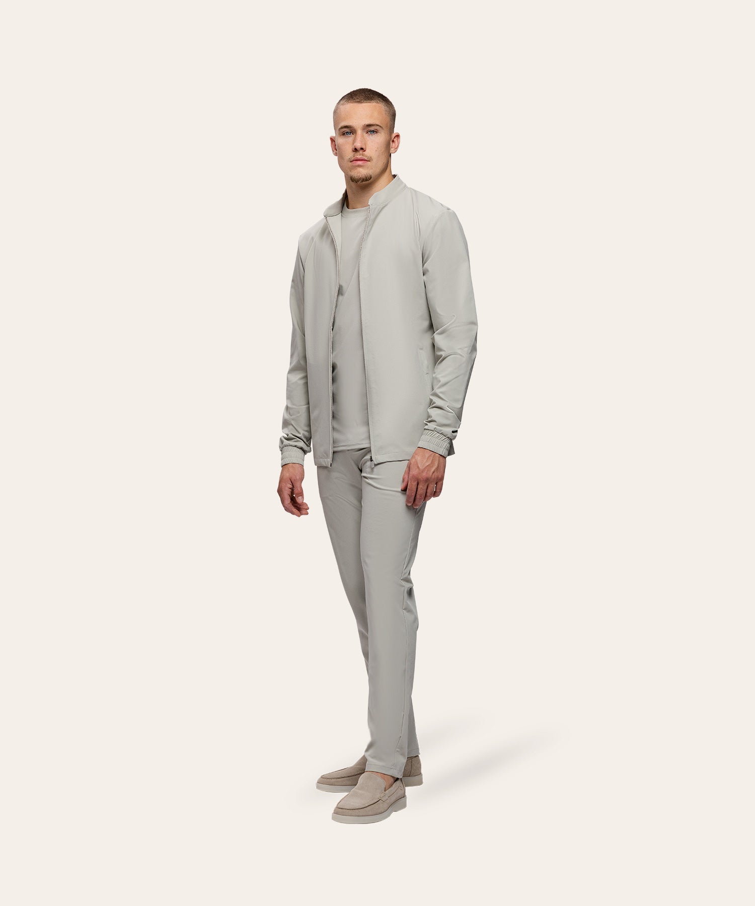 Tracksuit Jacket Sand