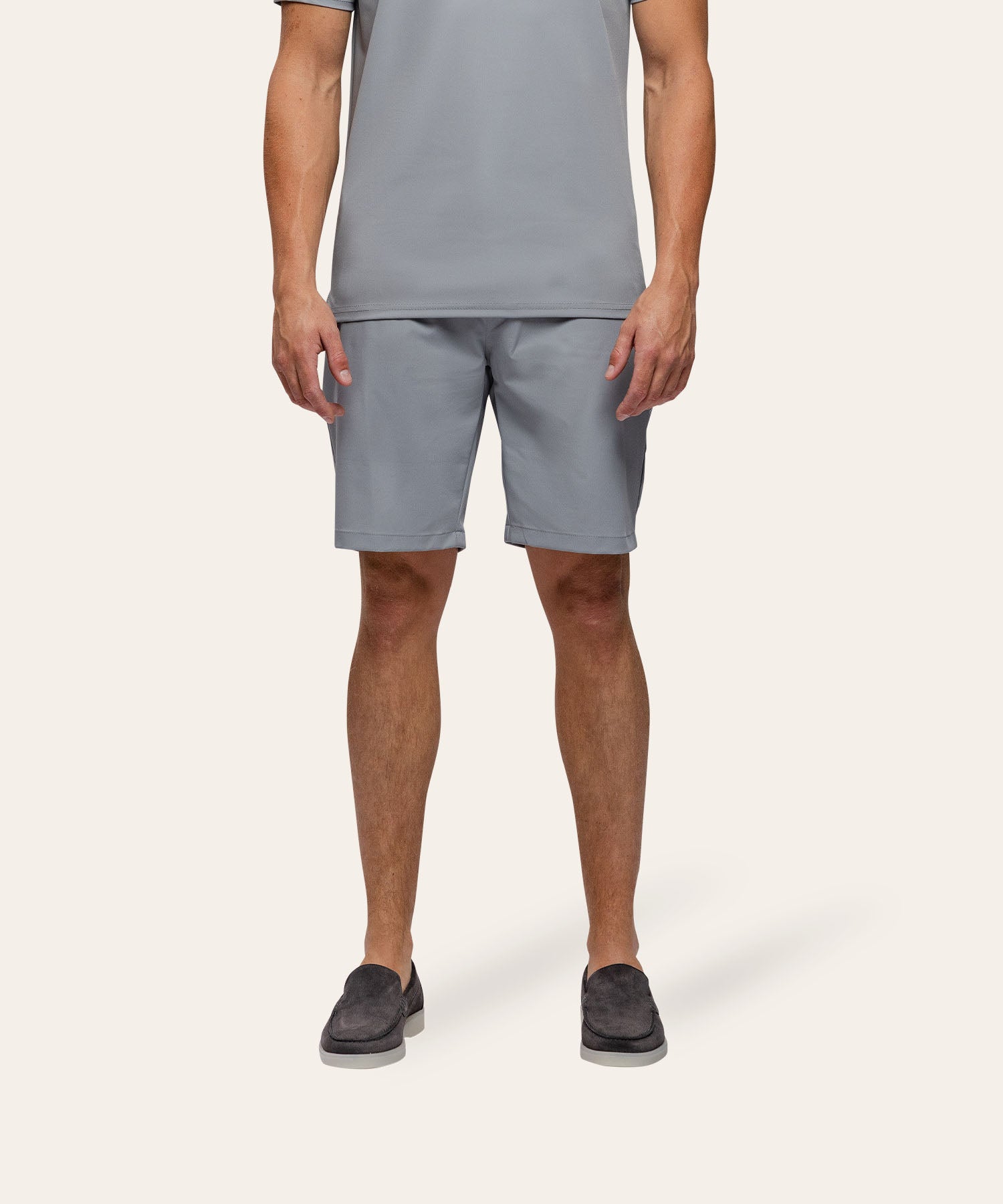 Travel Short Light Grey