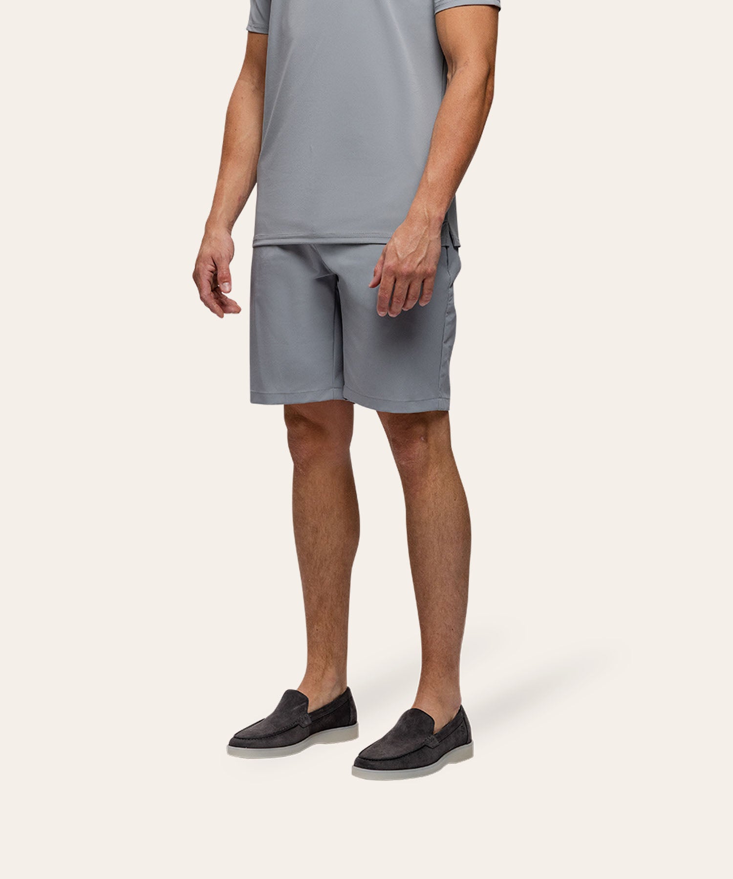 Travel Short Light Grey