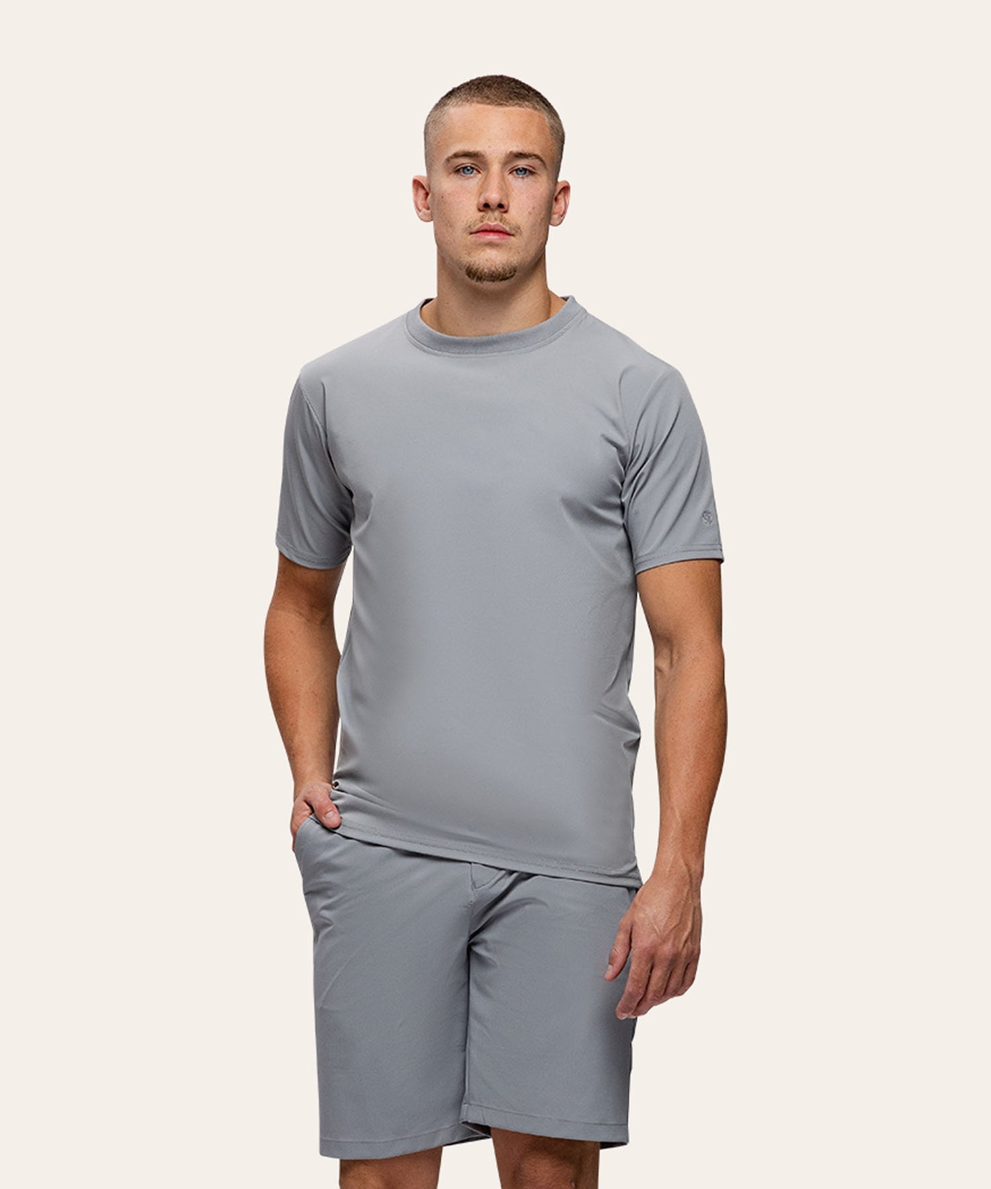 Travel T-Shirt Light Grey