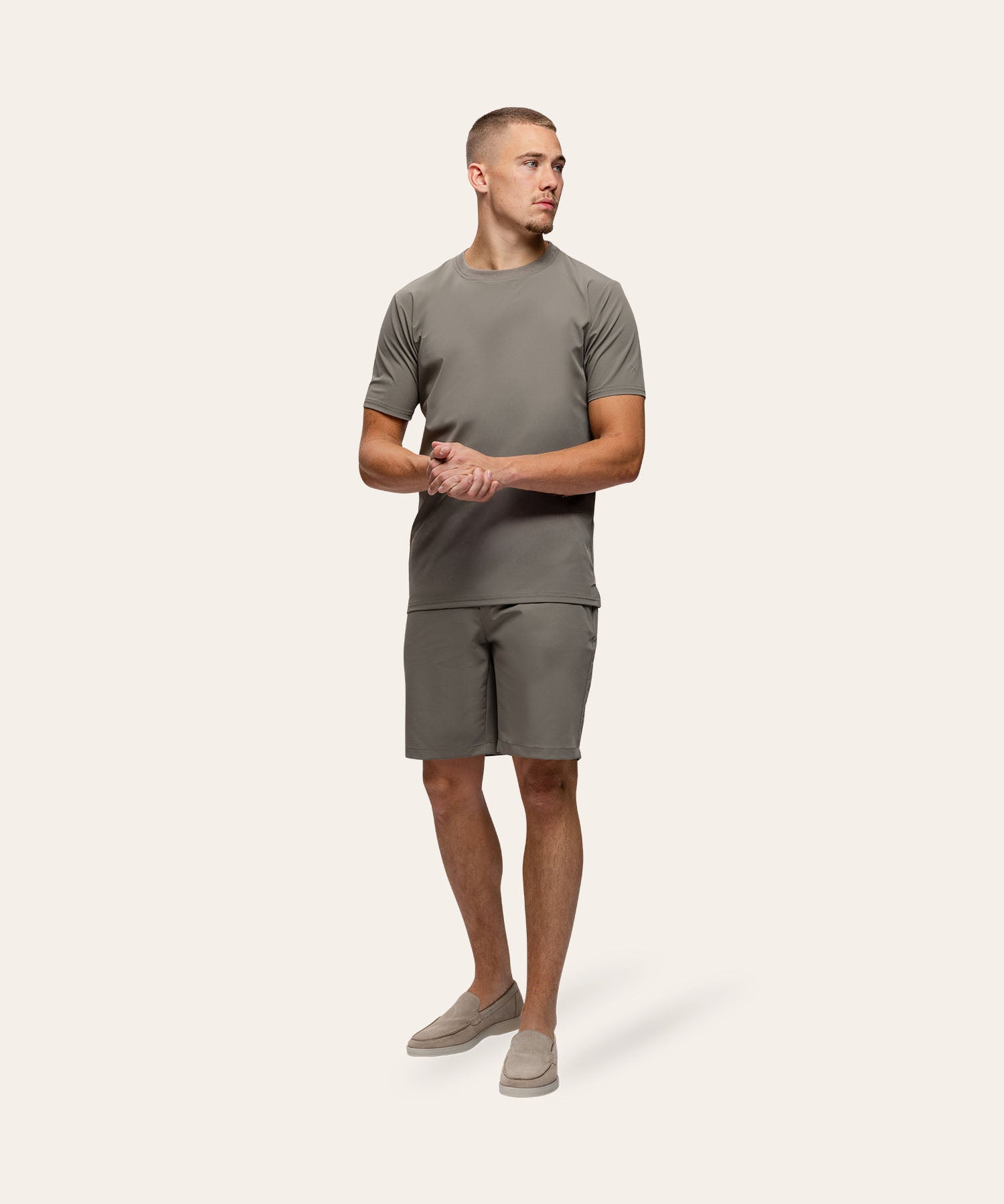 Travel Short Taupe