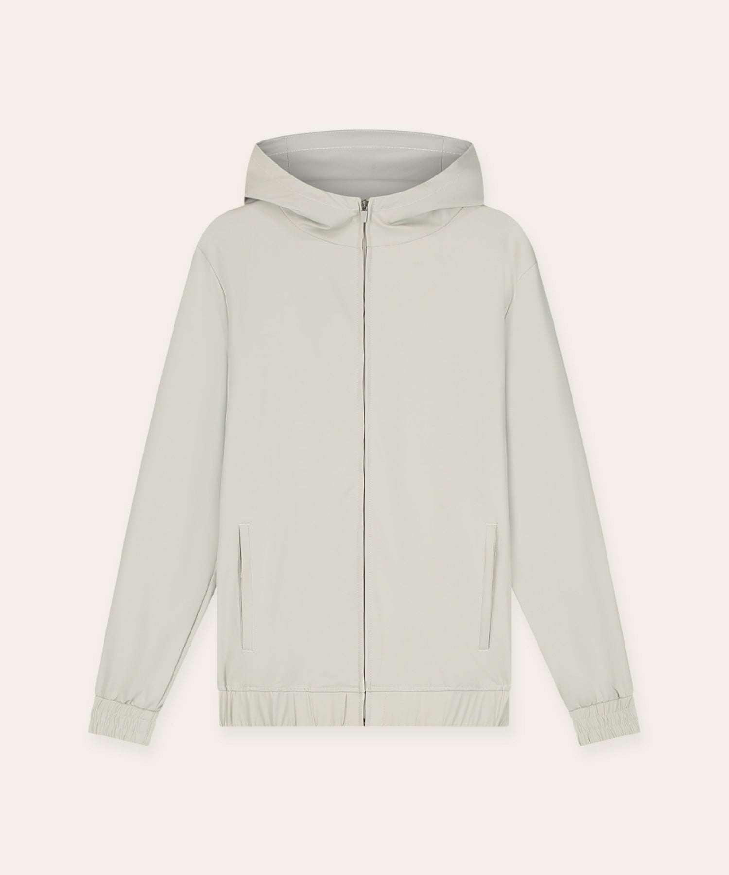 Tracksuit Jacket with Hood Sand