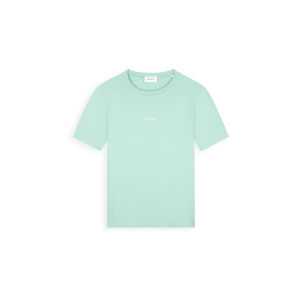 Trio of Flowers T-shirt Mint-Pure Path-Mansion Clothing