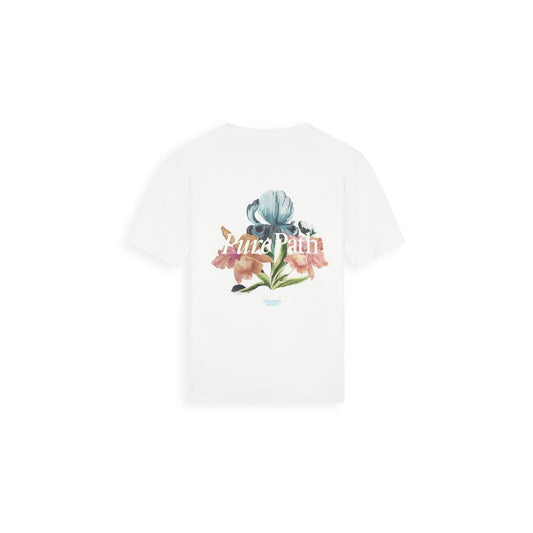 Trio of Flowers T-shirt Off White-Pure Path-Mansion Clothing
