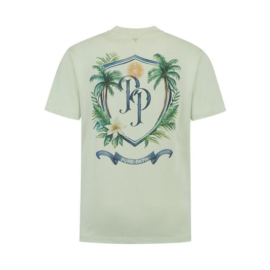 Tropical Crest T-shirt Light Green