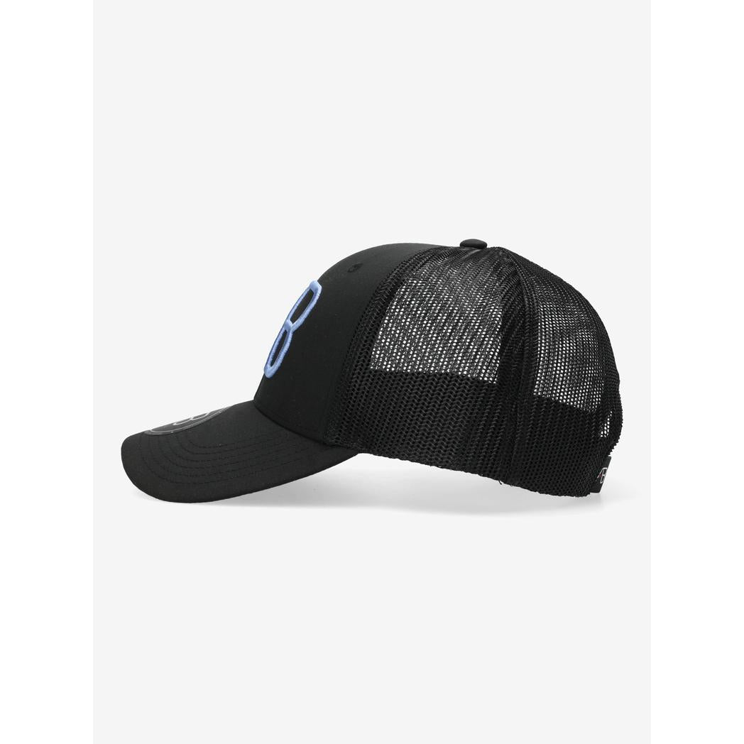 Trucker Jet Black Cornflower BLue