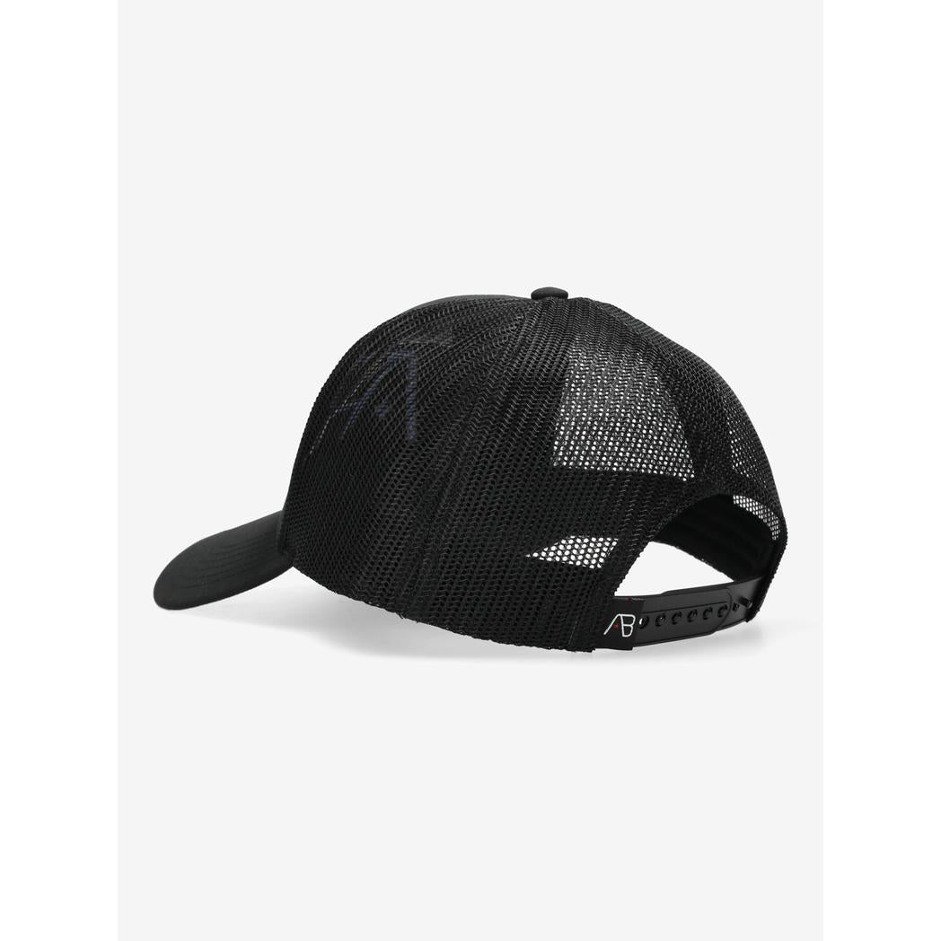 Trucker Jet Black Cornflower BLue