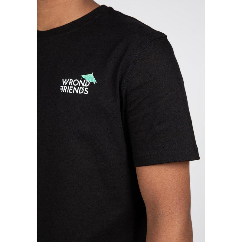 Tulum T-shirt Black-wrong friends-Mansion Clothing