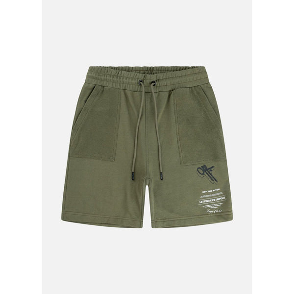 Unfold Sweatshorts Mermaid Green-Off The Pitch-Mansion Clothing