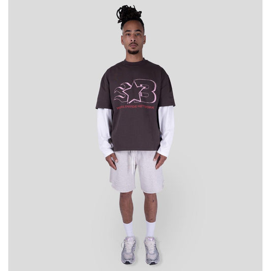 VOICEMAIL DOUBLE LAYER BROWN / OFFWHITE