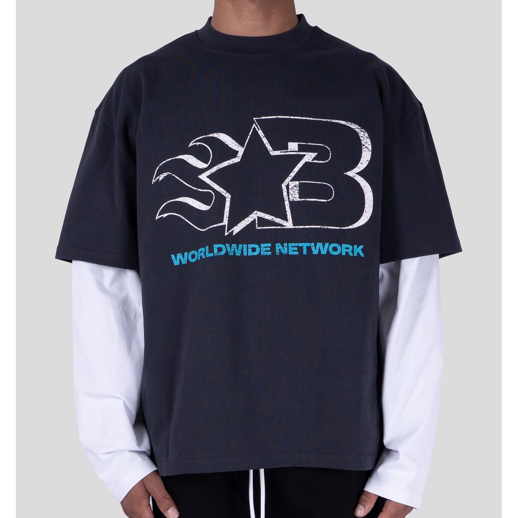 VOICEMAIL DOUBLE LAYER GREY / WHITE-Bobby Blanks-Mansion Clothing