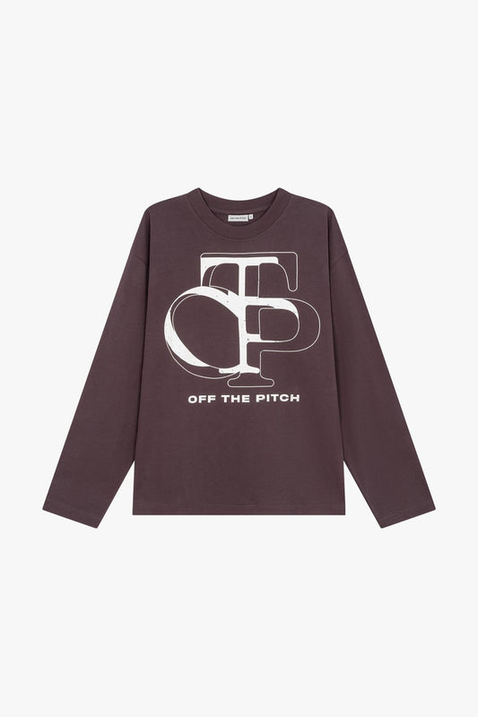 Vas Long Sleeved Tee Dark Eggplant