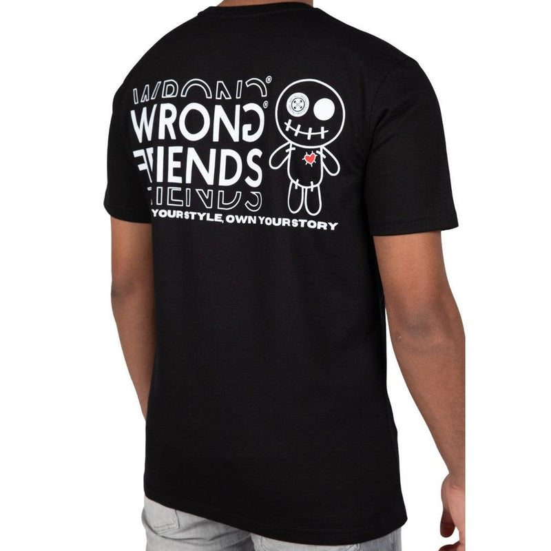 Vichy T-shirt Black-wrong friends-Mansion Clothing