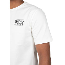 Vichy T-shirt Coconut White-wrong friends-Mansion Clothing