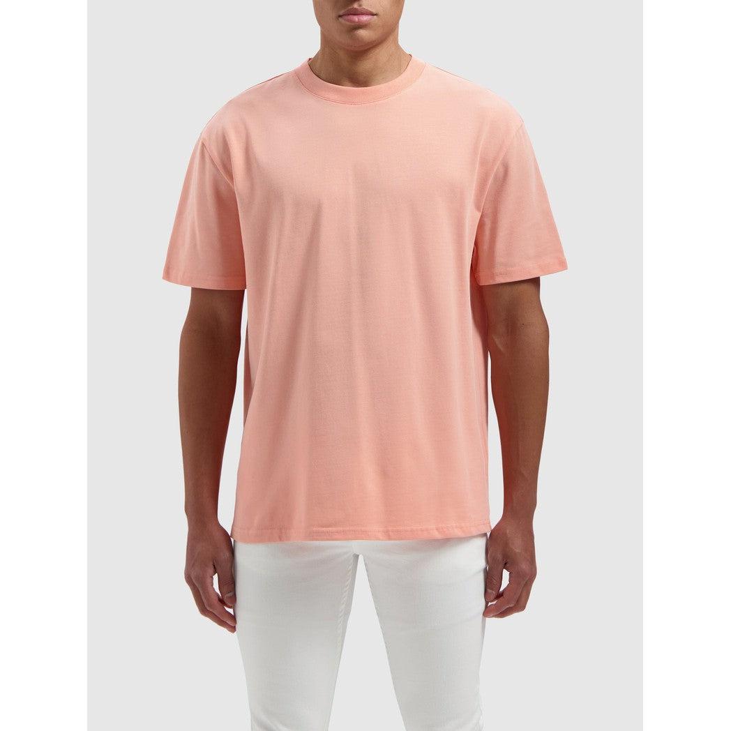 Vintage Back Print T-shirt - Coral