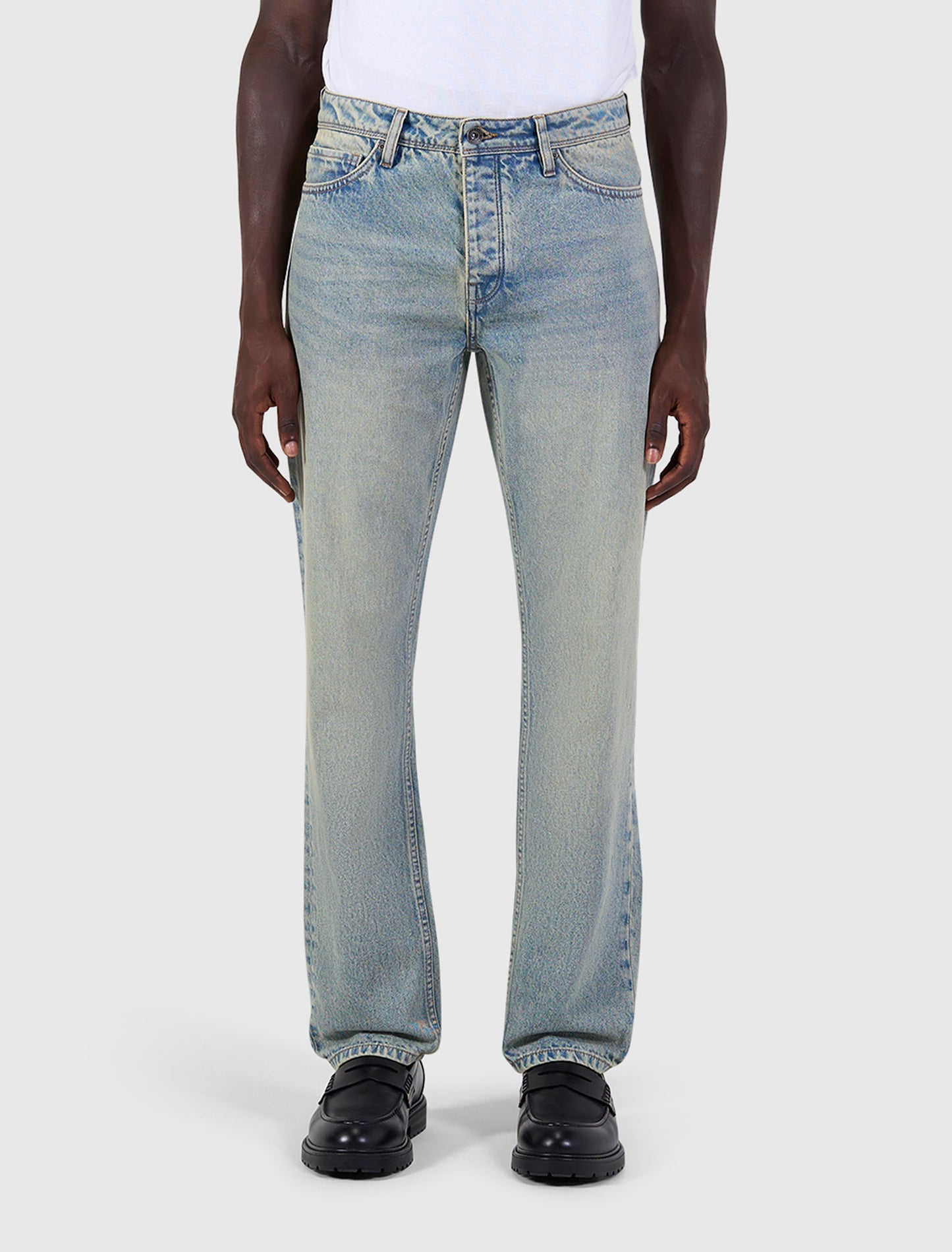The Eric Regular Fit Jeans Denim Blue Green