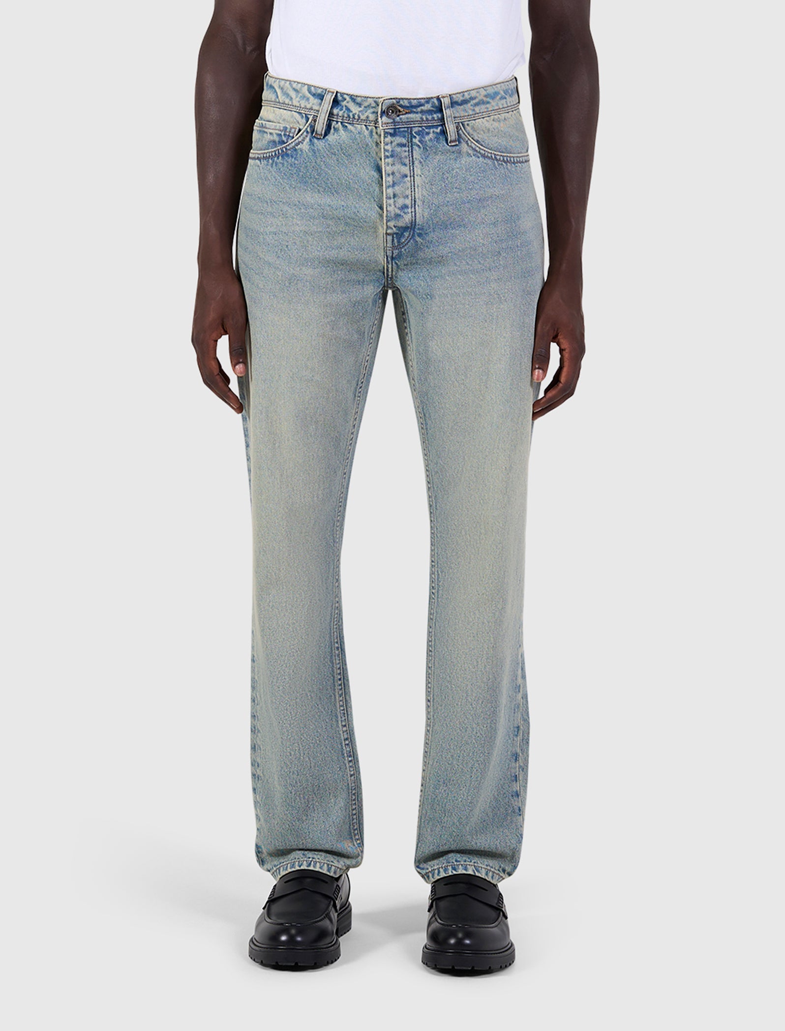 The Eric Regular Fit Jeans Denim Blue Green