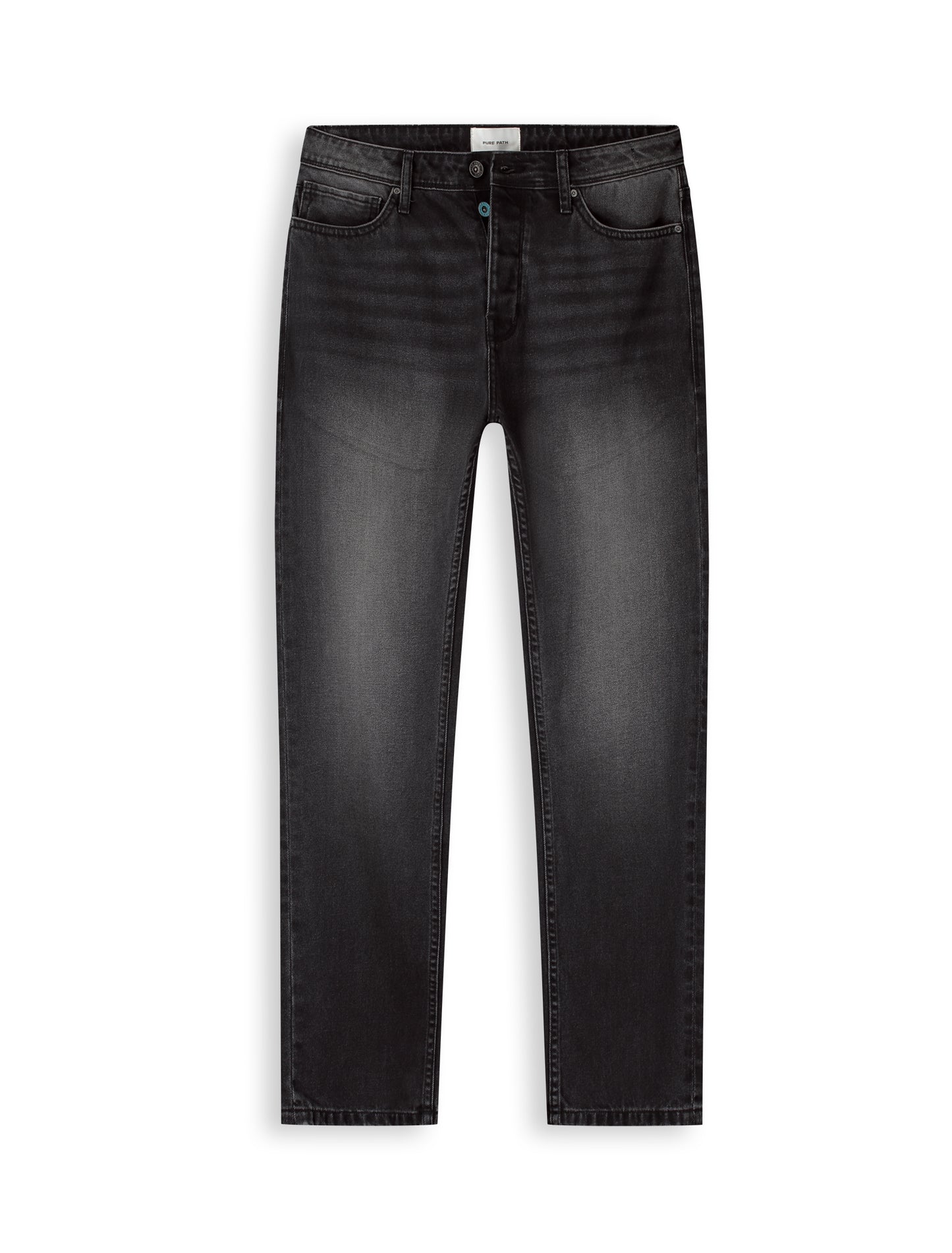 The Eric Regular Fit Jeans Denim Washed Black