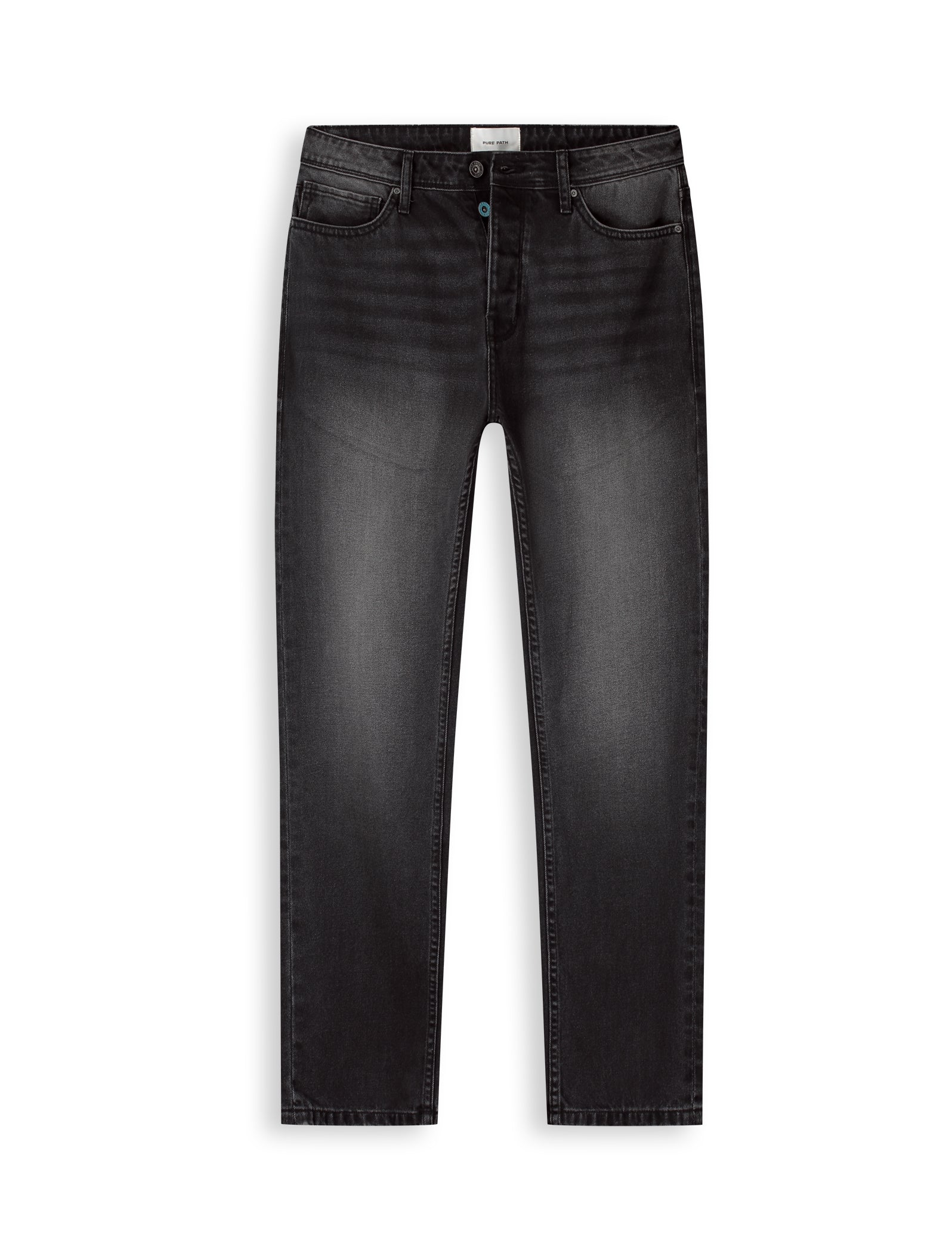 The Eric Regular Fit Jeans Denim Washed Black