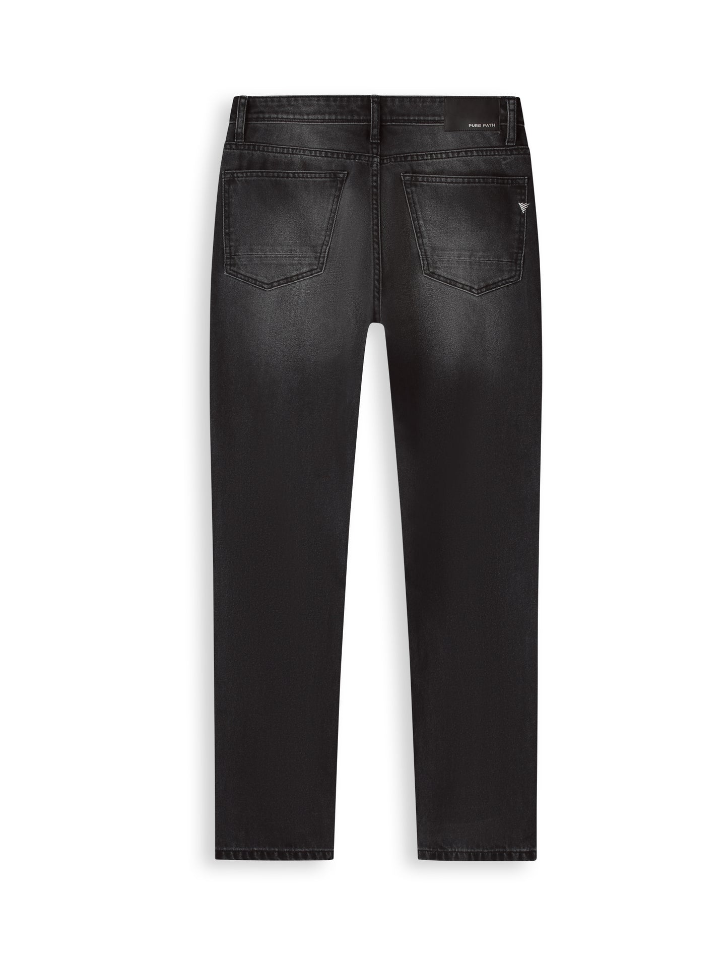 The Eric Regular Fit Jeans Denim Washed Black