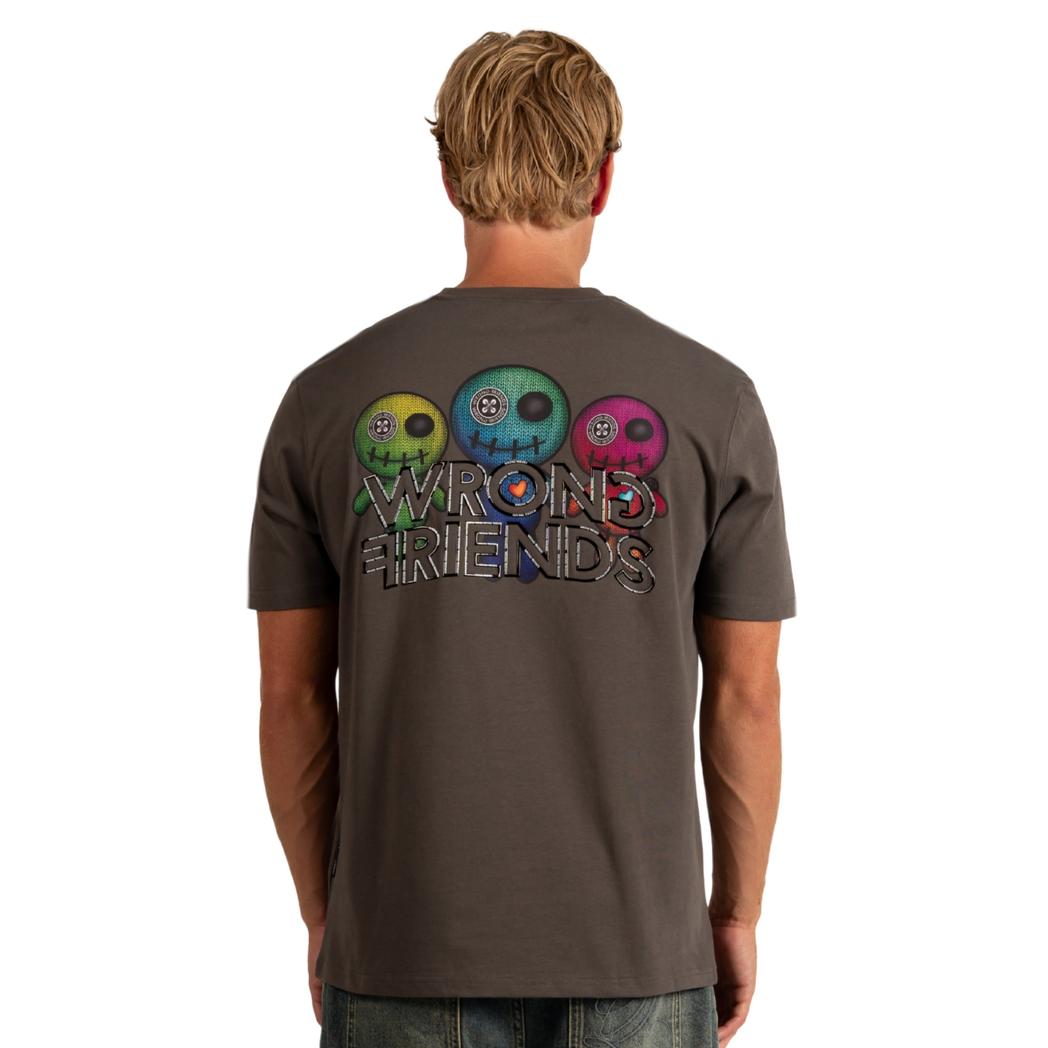 WF1214 Grey-wrong friends-Mansion Clothing