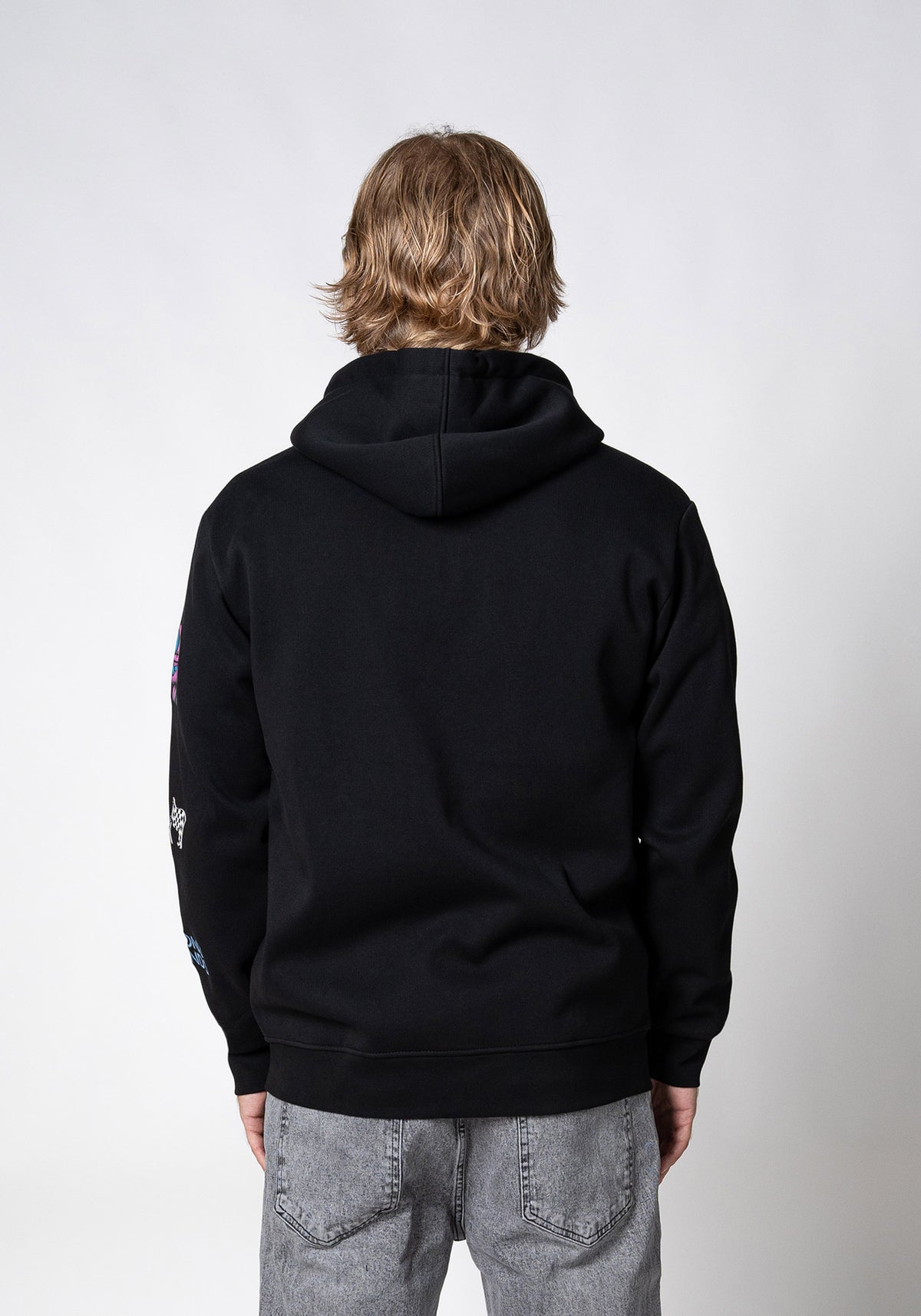 Gunnar Zipped Hoodie Black