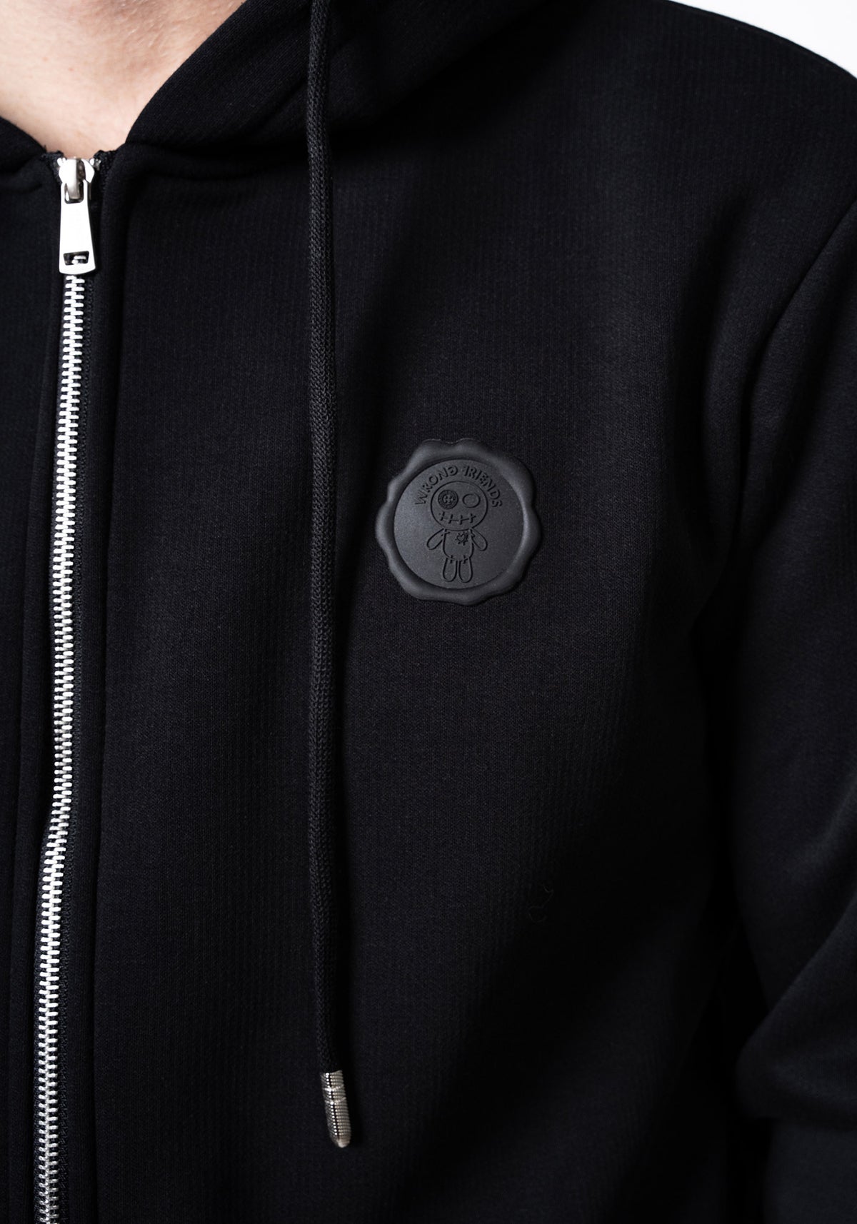 Gunnar Zipped Hoodie Black