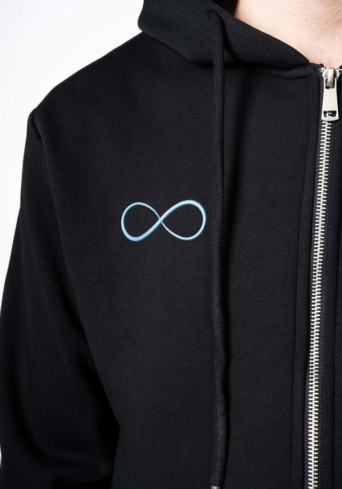 Gunnar Zipped Hoodie Black