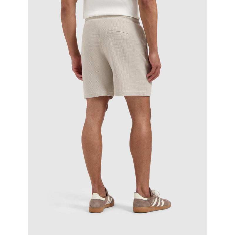 Waffle Shorts Sand-Pure Path-Mansion Clothing