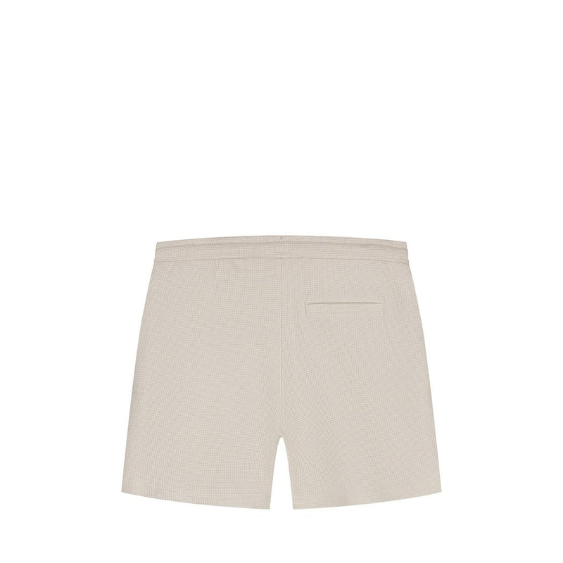 Waffle Shorts Sand-Pure Path-Mansion Clothing