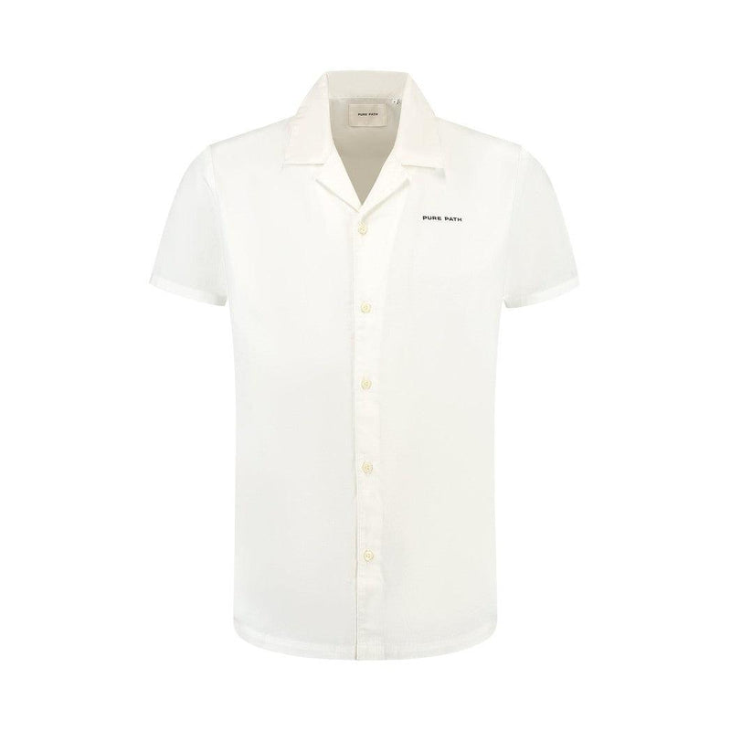 Wordmark Short Sleeve Shirt - White