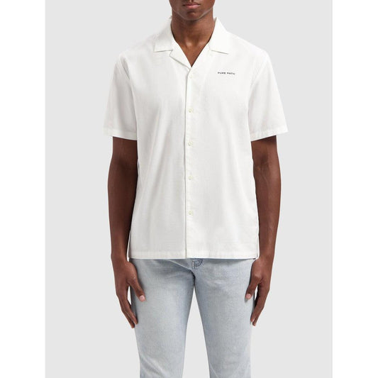 Wordmark Short Sleeve Shirt - White