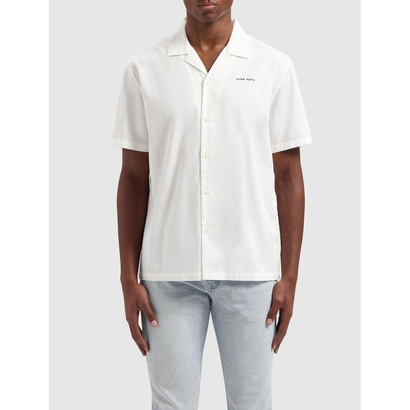 Wordmark Short Sleeve Shirt - White