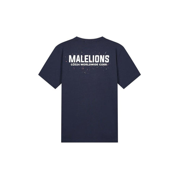 Worldwide Paint T-shirt Navy-Malelions-Mansion Clothing